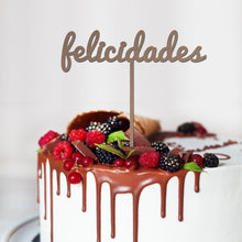 Cargar imagen en el visor de la galería, Topper FELICIDADES
