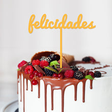 Cargar imagen en el visor de la galería, Topper FELICIDADES