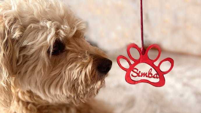 Huella mascota: un recuerdo navideño lleno de amor