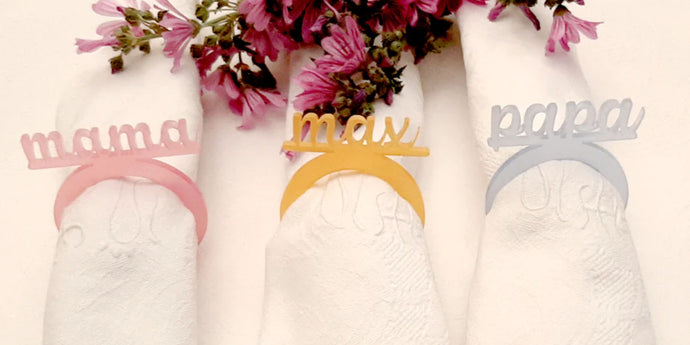 Servilletero personalizado: elegancia artesanal en tu mesa de Navidad