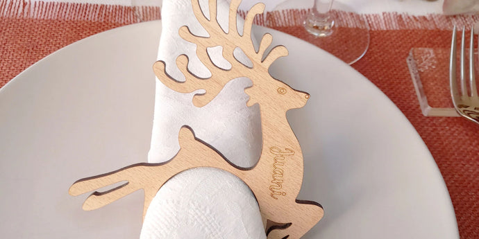 Servilleteros Navidad: pequeños detalles que transforman tu mesa festiva