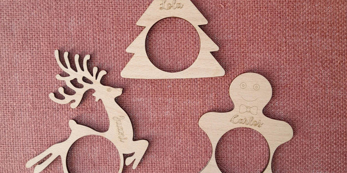 Servilleteros Navidad personalizados: tradición y diseño artesanal
