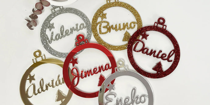 Bolas de Navidad con nombre: detalles únicos que marcan tendencia