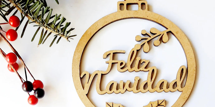 Bola de madera personalizada: estilo rústico para un árbol con encanto