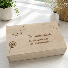 Cargar imagen en el visor de la galería, Caja de madera modelo "Pide un deseo"