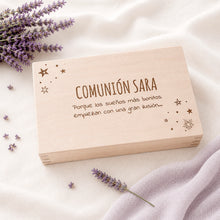 Cargar imagen en el visor de la galería, Caja de madera modelo Estrellas