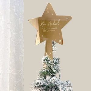 Estrella personalizada árbol de Navidad