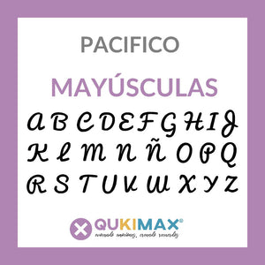 Letras metacrilato espejo oro pack 2 unidades