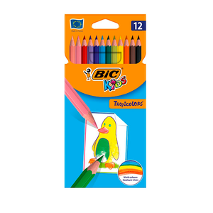 Lápices de colores BIC tropicolors