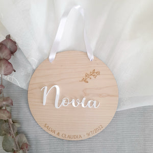 Cartel NOVIA círculo