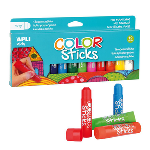 Tempera color sticks Apli