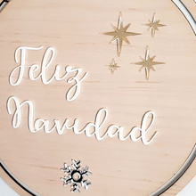 Cargar imagen en el visor de la galería, Corona Feliz Navidad Estrellas