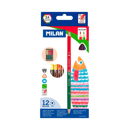 Lápices Bicolor MILAN