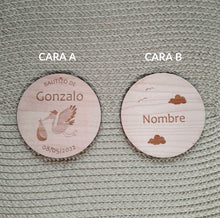 Cargar imagen en el visor de la galería, Recordatorio / Marcasitio modelo CIGÜEÑA
