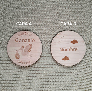 Recordatorio / Marcasitio modelo CIGÜEÑA