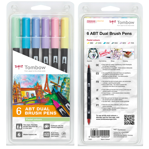 Estuche Tombow PABT6P2 Pastel