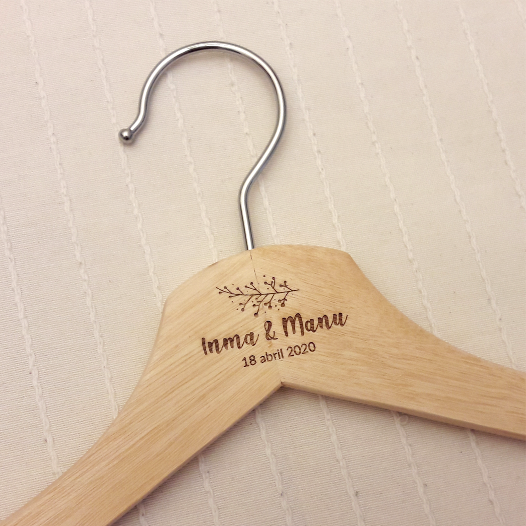Percha adultos personalizada