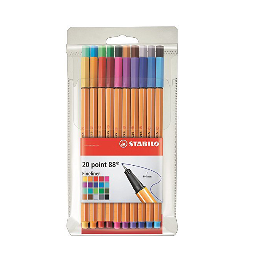 Estuche 20 Rotuladores Point 88 STABILO