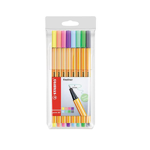 Estuche 8 Rotuladores Point 88 STABILO
