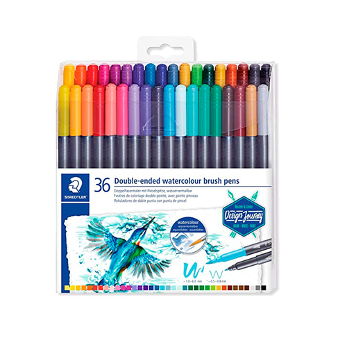 Rotuladores Staedtler doble punta acuarelables