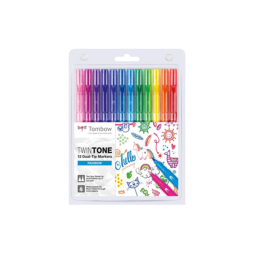 Rotuladores TwinTone Tombow RAINBOW