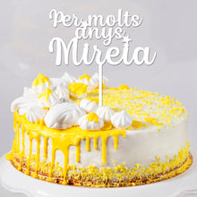 Cargar imagen en el visor de la galería, Topper PER MOLTS ANYS+NOM